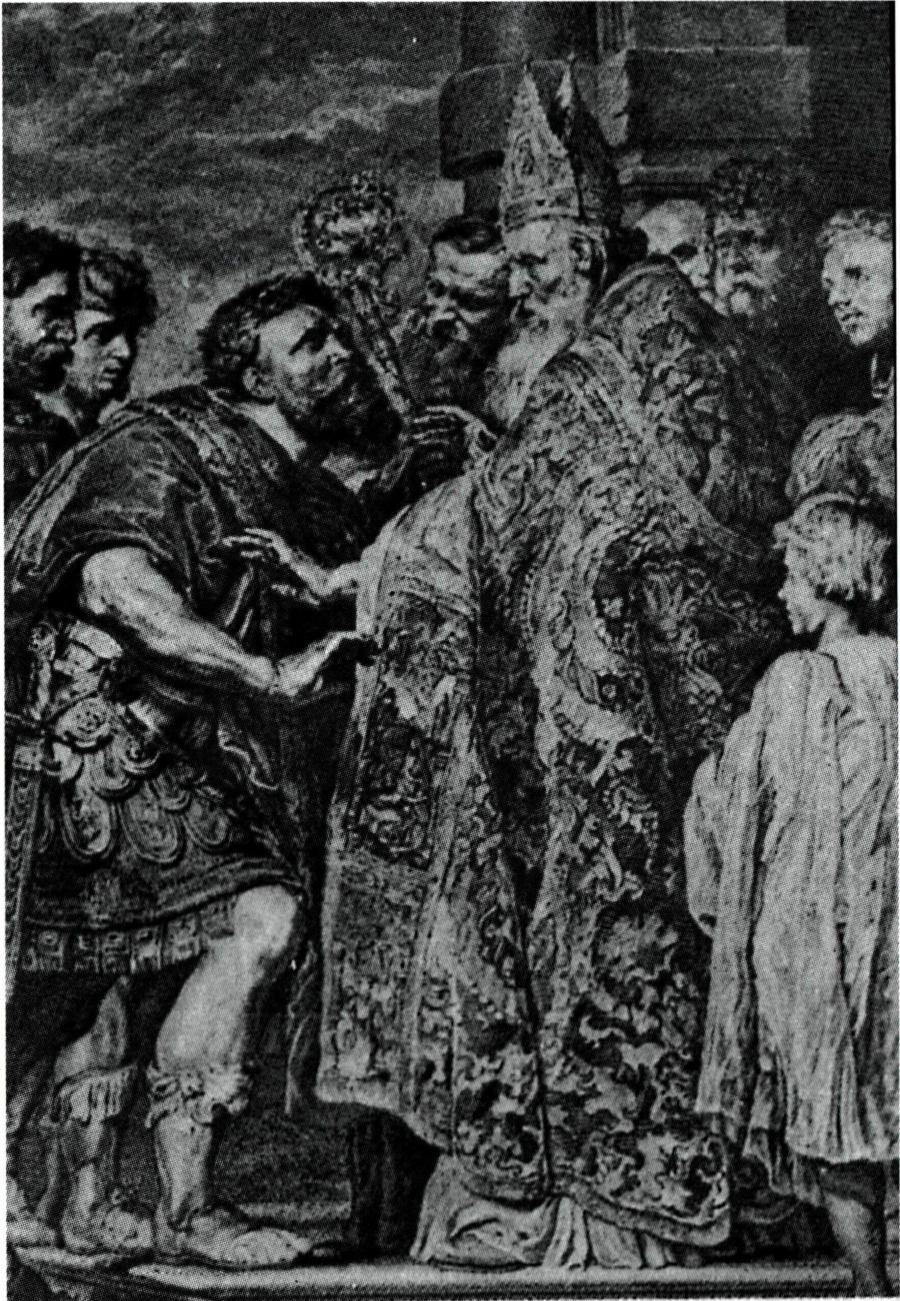 그리스도교를 국교로 선언한 테오도시우스 황제.