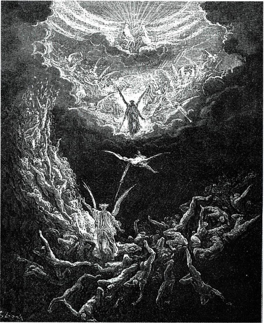 묵시록을 쓴 요한의 환상 : 최후의 심판(구스타브 도레 작) .