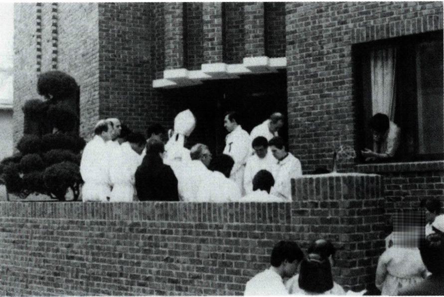 ▲ 서울 성북동 본원 축성식(1988년) .