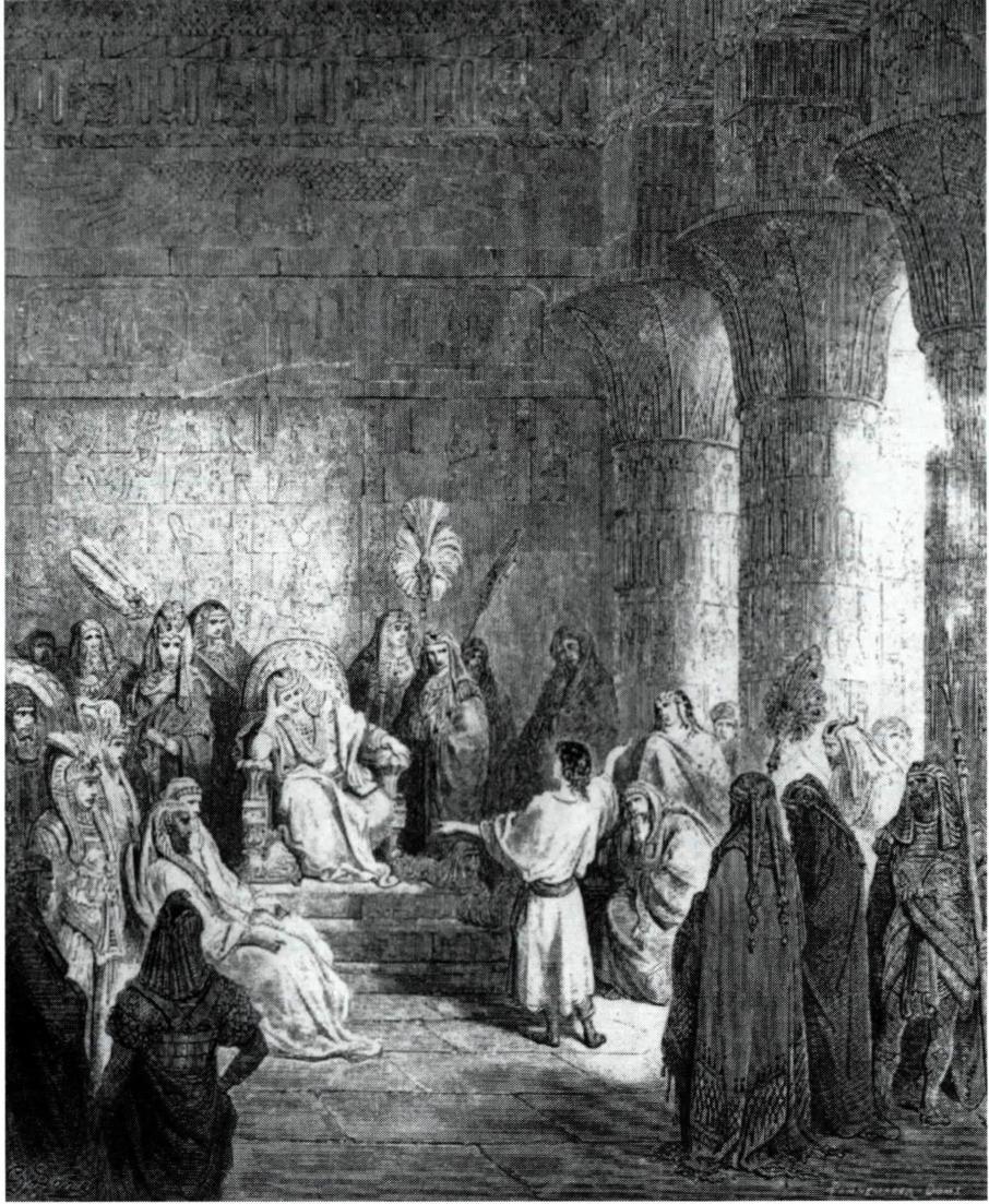 파라오의 꿈을 해몽하는 요셉(구스타브 도레 작).