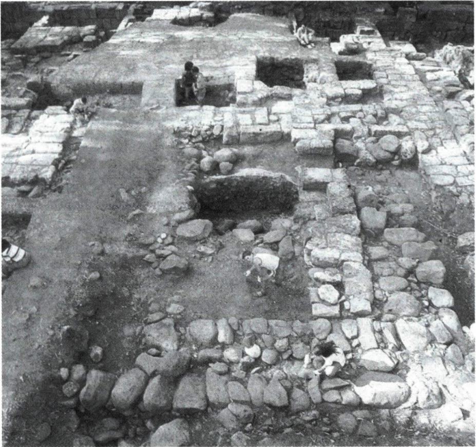 철기 시대 신전 유적.