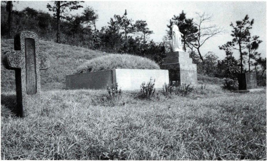 단내에 있는 순교자 정은의 묘소.