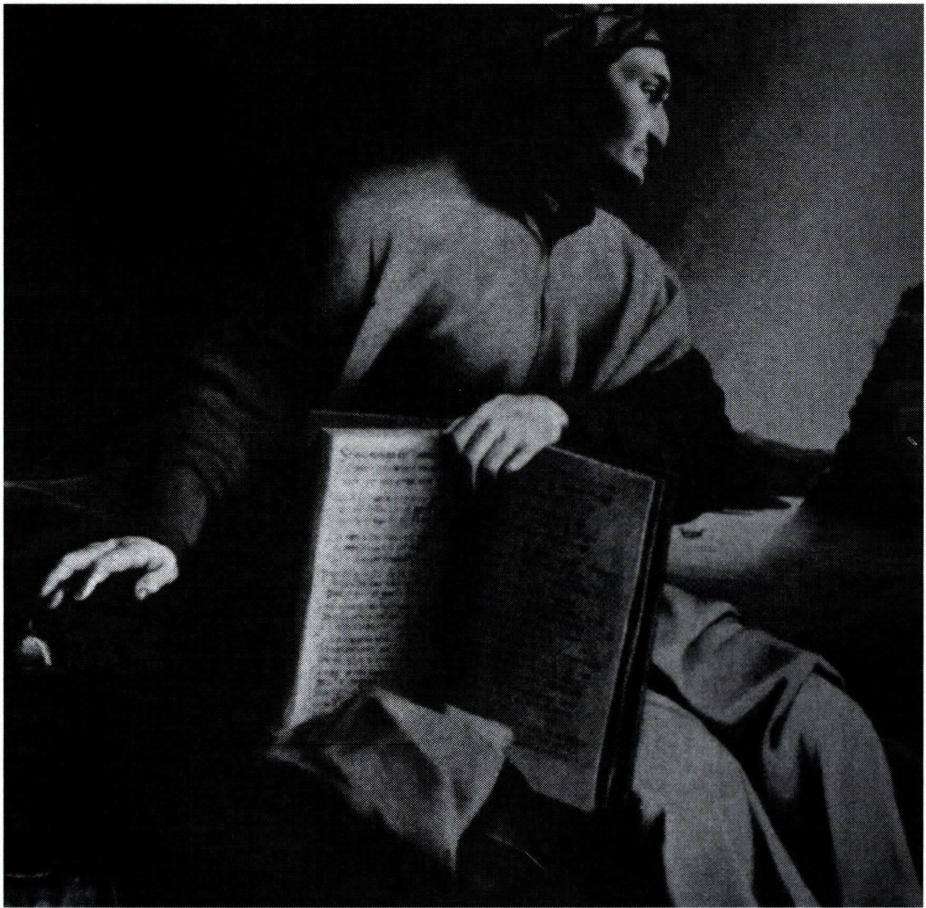 <신곡>을 든 단테.