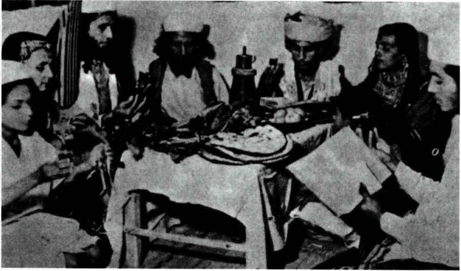 이스라엘의 전통적인 과월절 식사.