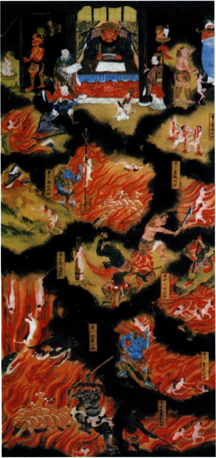 명부에 있다는 여덟 가지 불지옥.