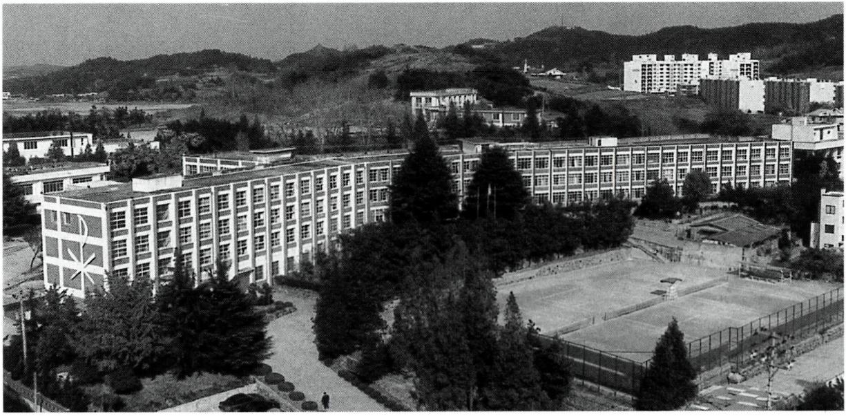 목포 마리아회 고등학교 전경.