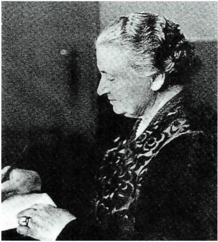 마리아 몬테소리.