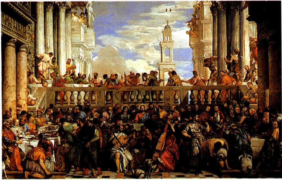 화려한 색채의 조화가 돋보이는 <가나에서의 혼례> (왼쪽)와 <모세의 발견> .