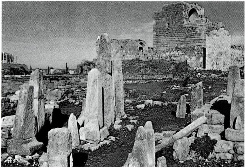 비블로스의 유적지 전경.