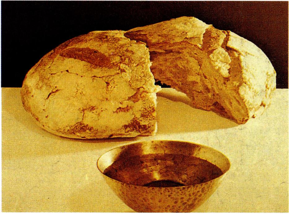 빵의 나눔은 식탁 기도를 동반하는 행위였다.