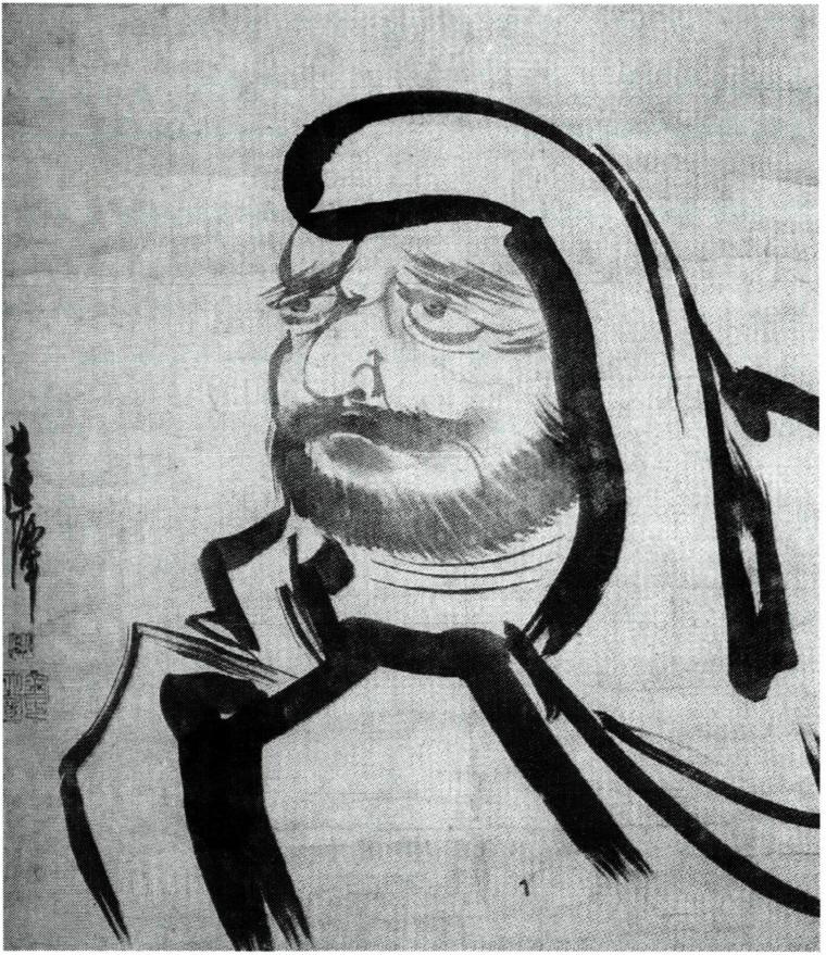 중국 선종의 개창조인 달마대사.