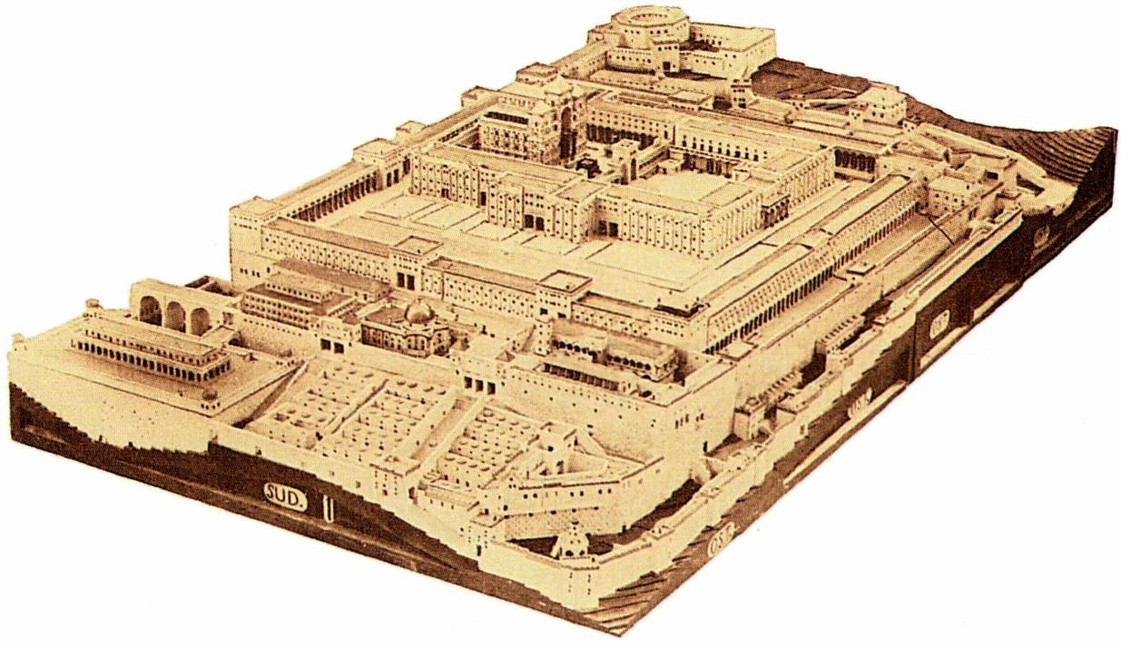 솔로몬 성전 복원 모형.