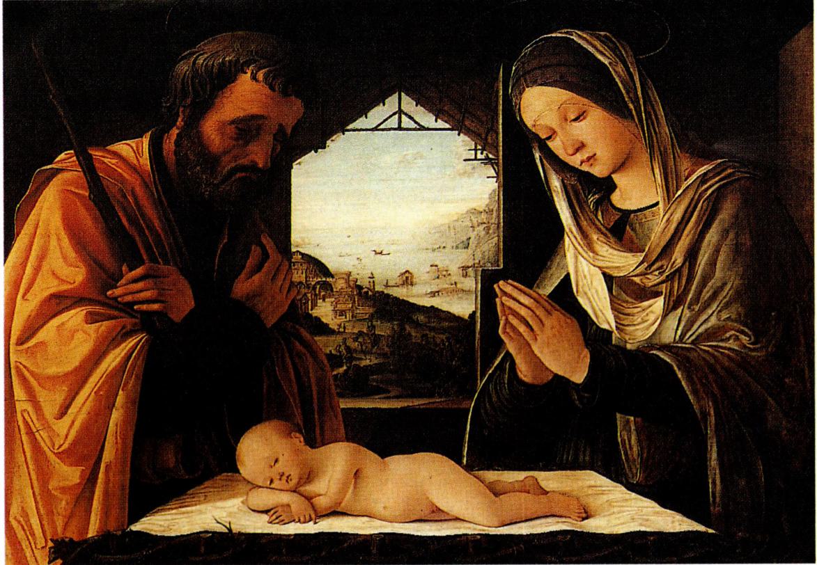 주님 공현 대축일 이전까지의 '성탄 시기' 에는 예수 탄생(왼쪽)과 목동들의 경배를 기념한다.