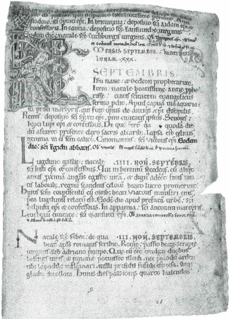 순교록은 순교자들의 순교 장소와 날짜를 기록해 놓은 교회의 공식 문헌이다.