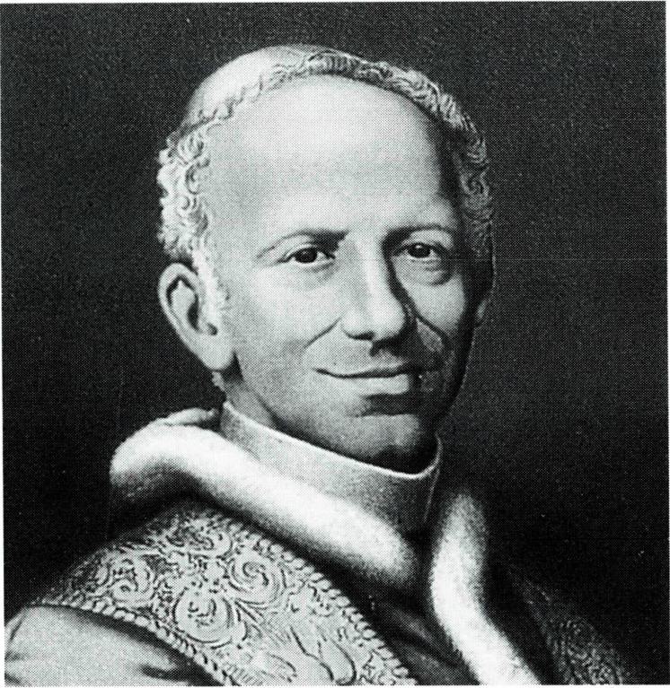 회칙 <영원하신 아버지>를 발표하여 스콜라 철학의 부흥 운동을 일으킨 교황 레오 13세.