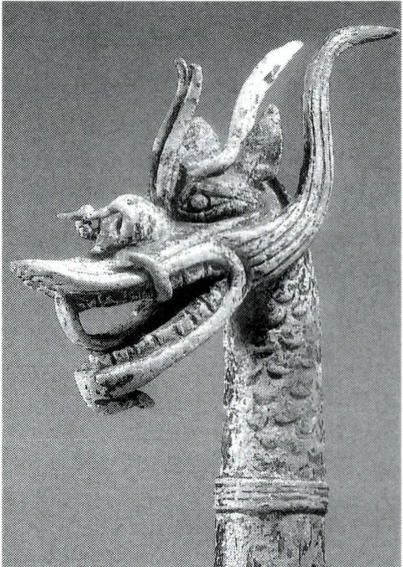 한국의 전통적인 용의 모습.