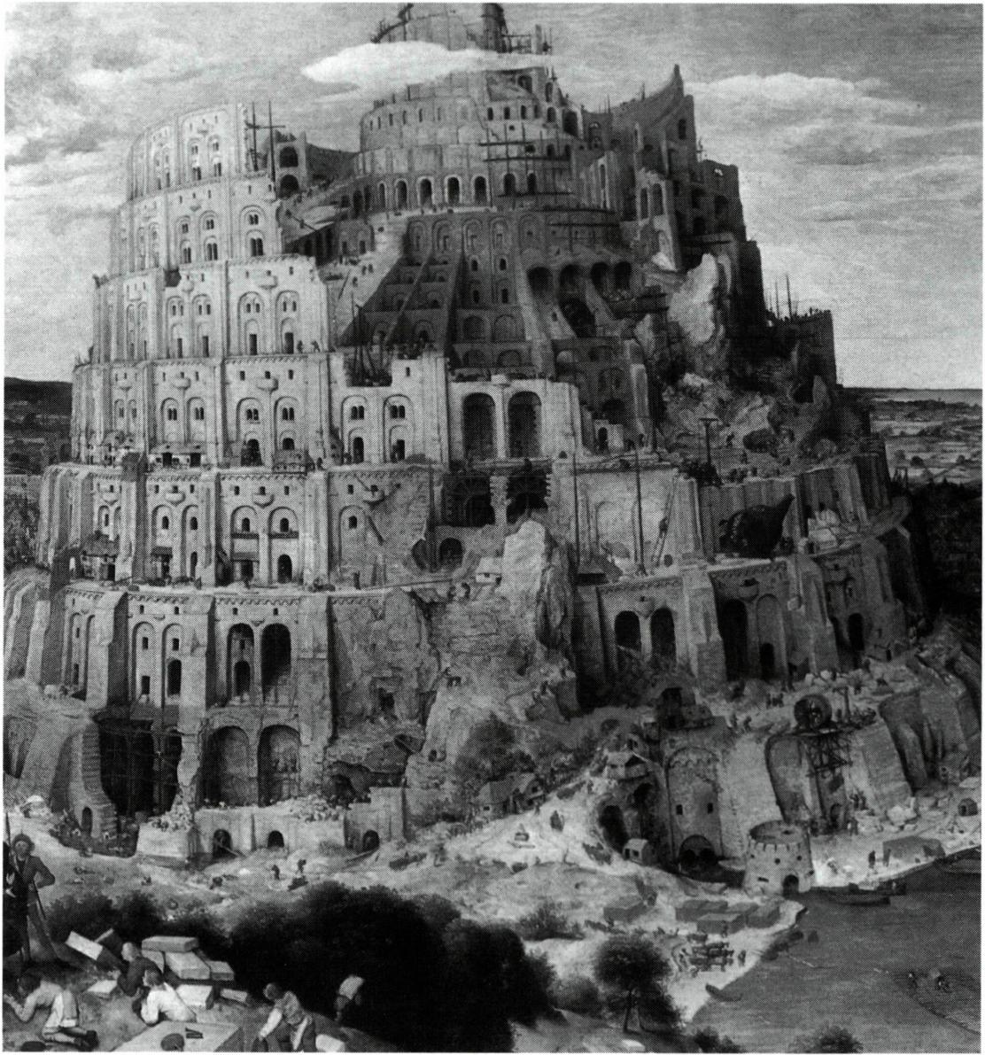 인간의 교만과 어리석음으로 쌓던 바벨탑.