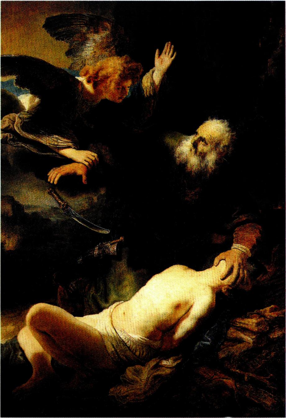 아브라함에 의해 제물로 봉헌될 뻔하였던 이사악.