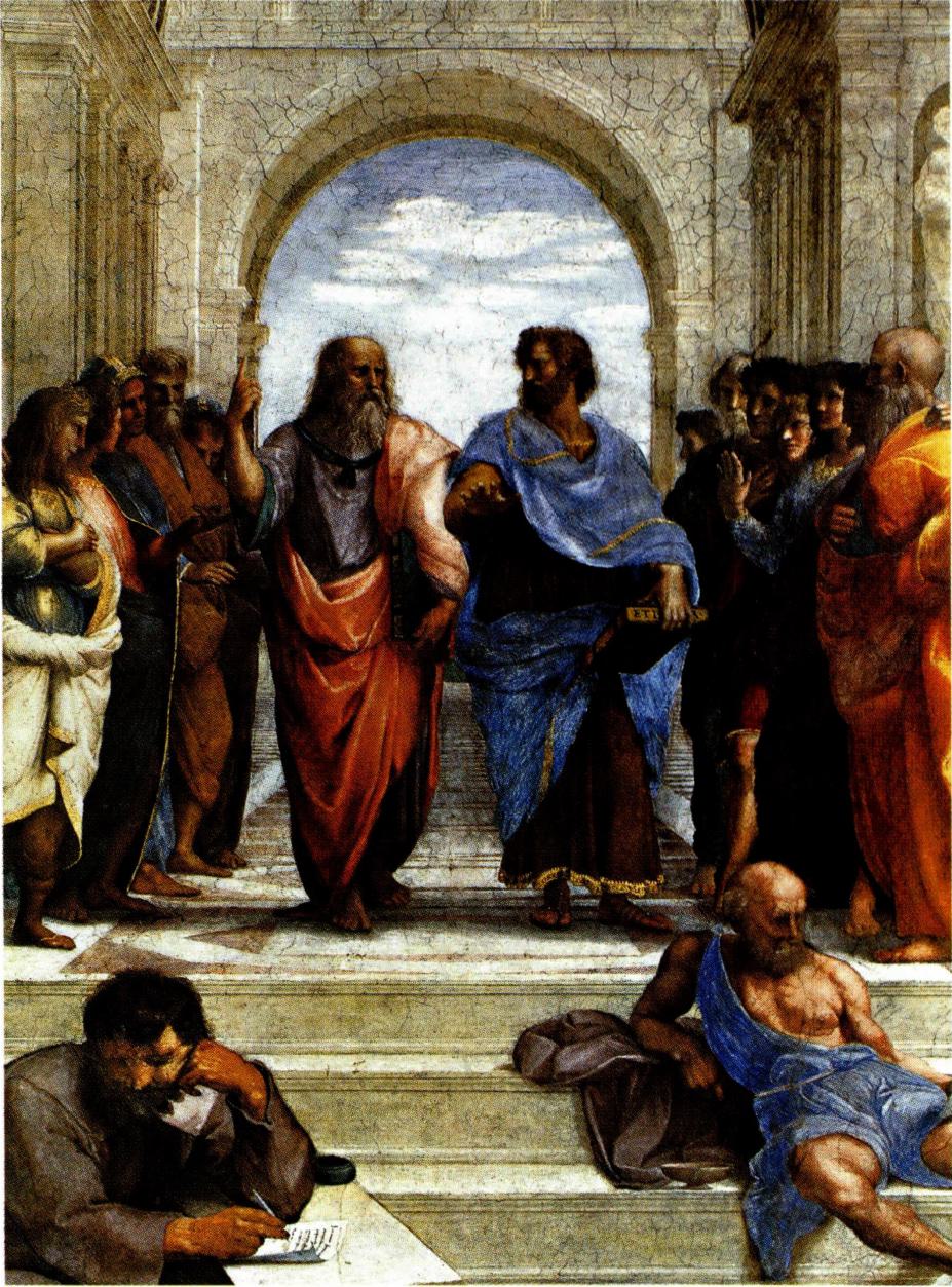 자유 학예는 그리스에서 시작되었다(<아테네 학원>, 라파엘 작).