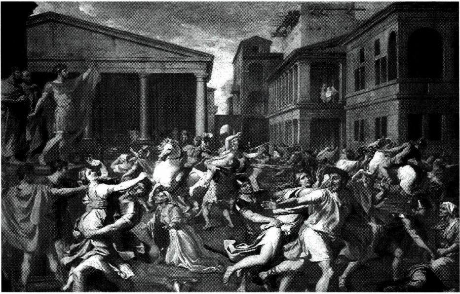 〈사바니 여인들의 약탈>(왼쪽)과 <아르카디아의 목동들>.