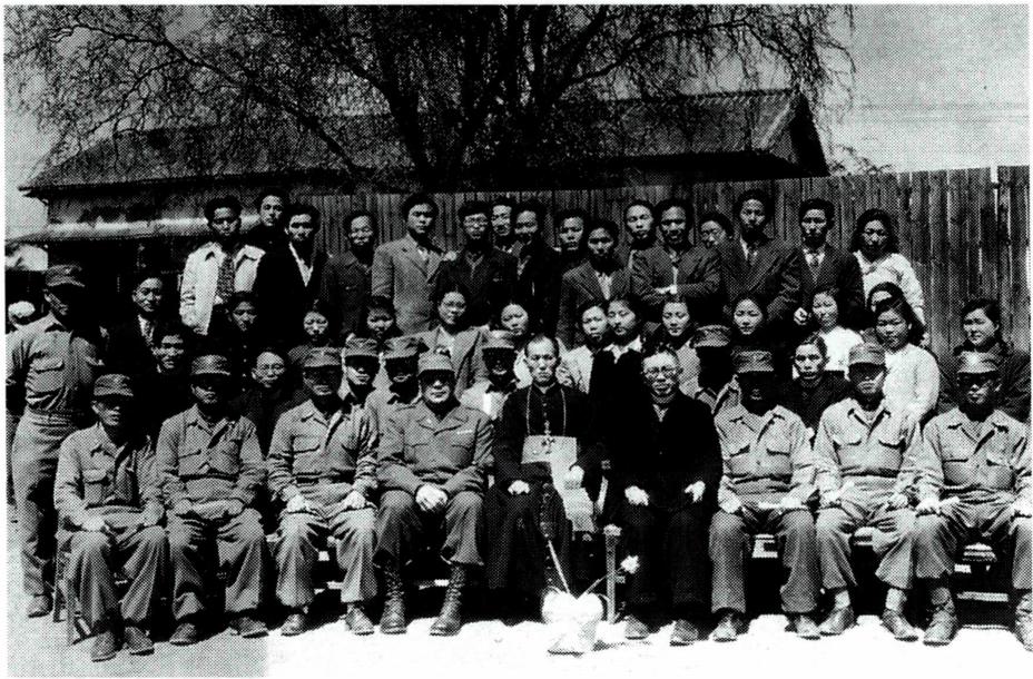 제1기 군종 신부들(1951. 4).