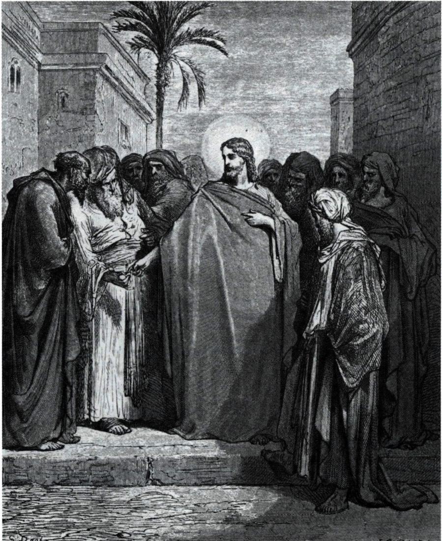 카이사르의 것은 카이사르에게로···(구스타브 도레 작).